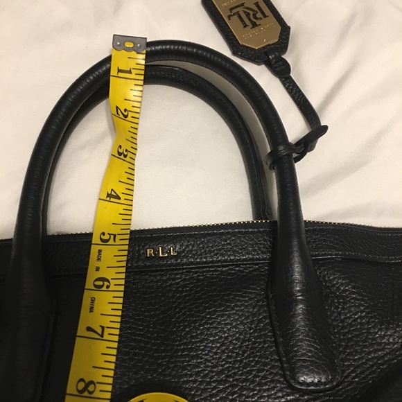 Ralph Lauren Black Leather Handbag - Picture 7 of 7